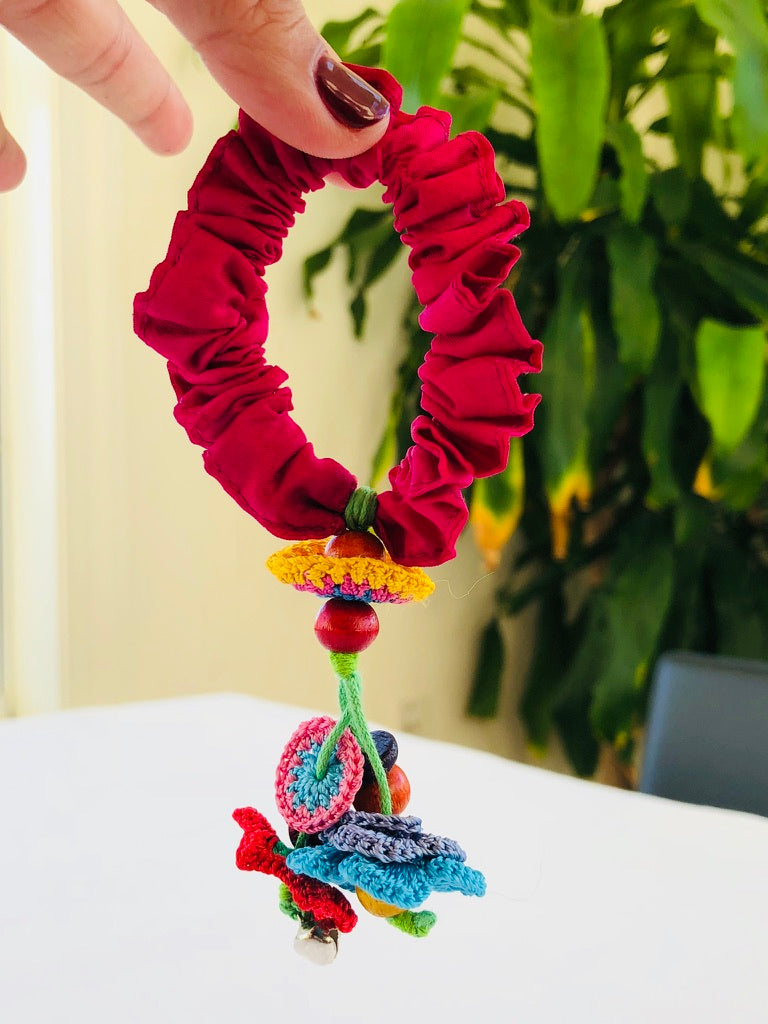 Crochet Hair Scrunchies for Girls