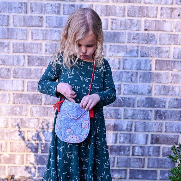 Floral little purse for girls