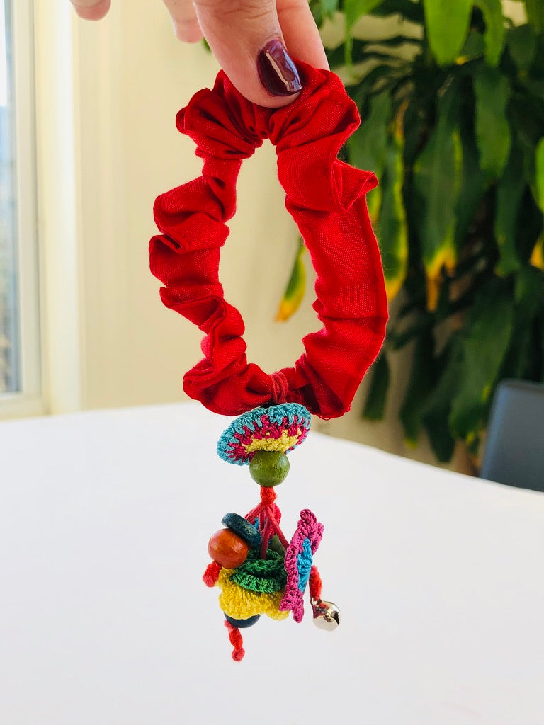 Crochet Hair Scrunchies for Girls