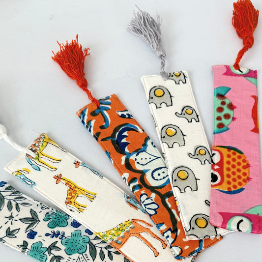 Eco-friendly Cotton Bookmarks (Set of 2)