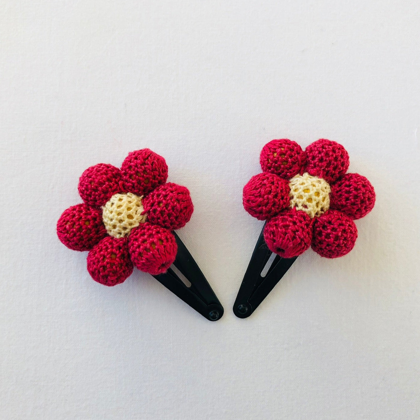 Crochet Hair Pins for Toddler Girls