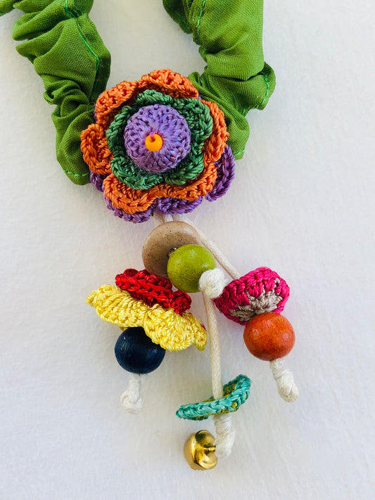 Crochet Hair Scrunchies for Girls