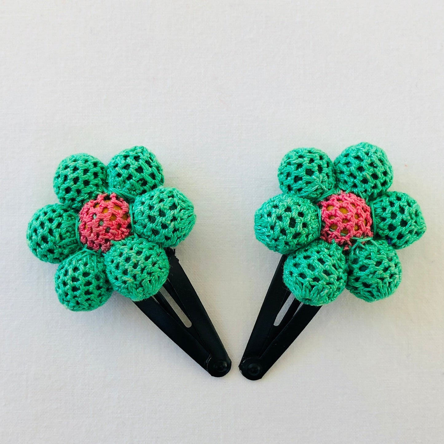 Crochet Hair Pins for Toddler Girls