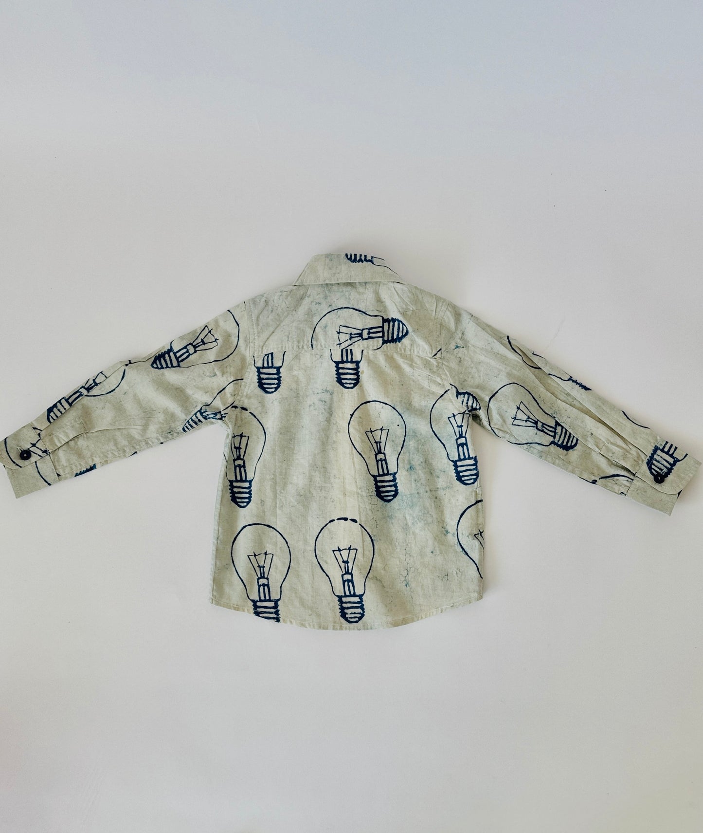 Handmade Full-Sleeves Button Down Bulb Shirt