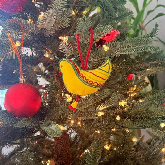 Embroidered Fabric Animal Ornaments & Sensory Toys (Set of 3)