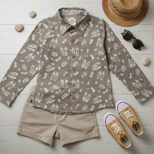 Unique Full-Sleeves Button Down Shirt for Boys