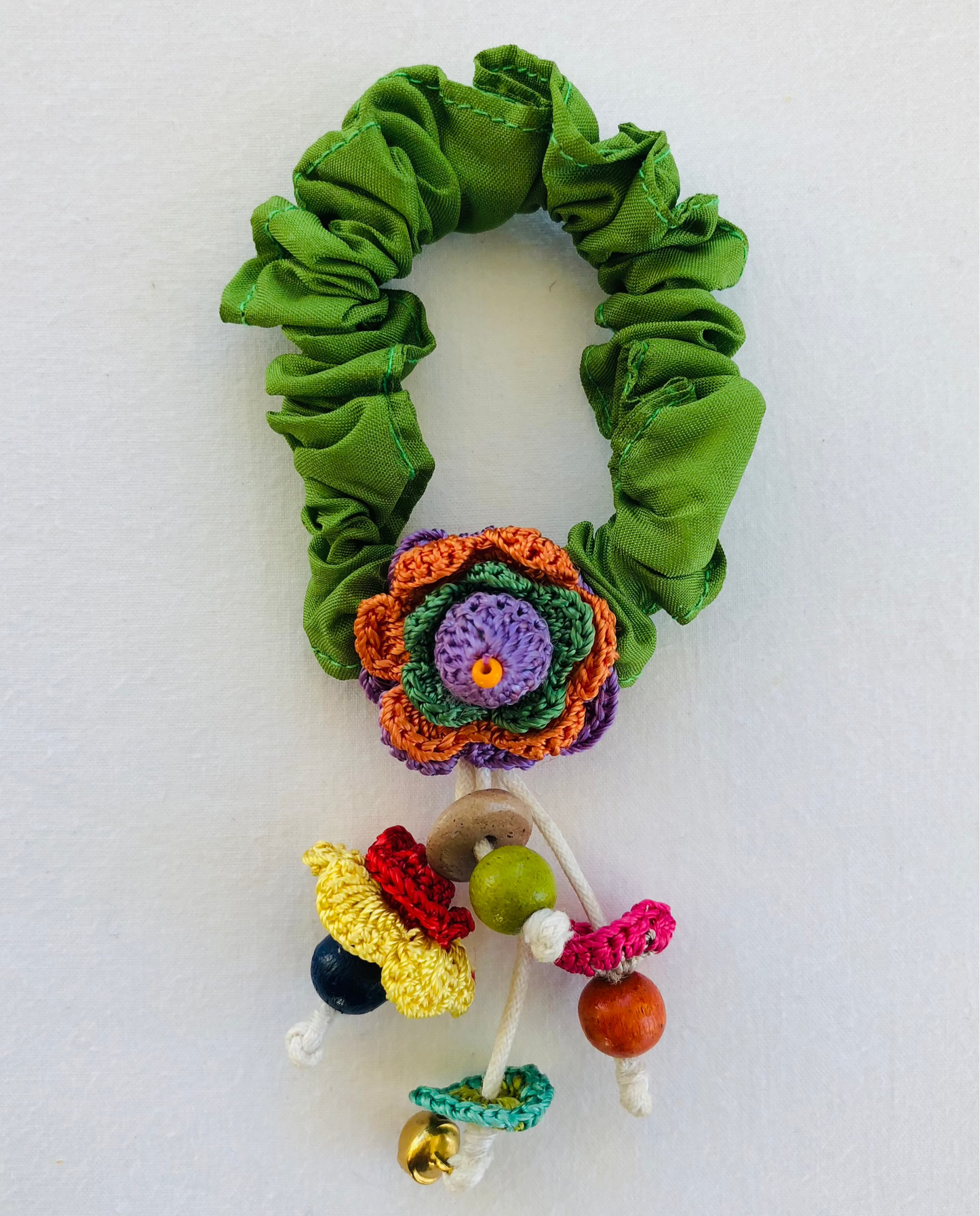 Crochet Hair Scrunchies for Girls