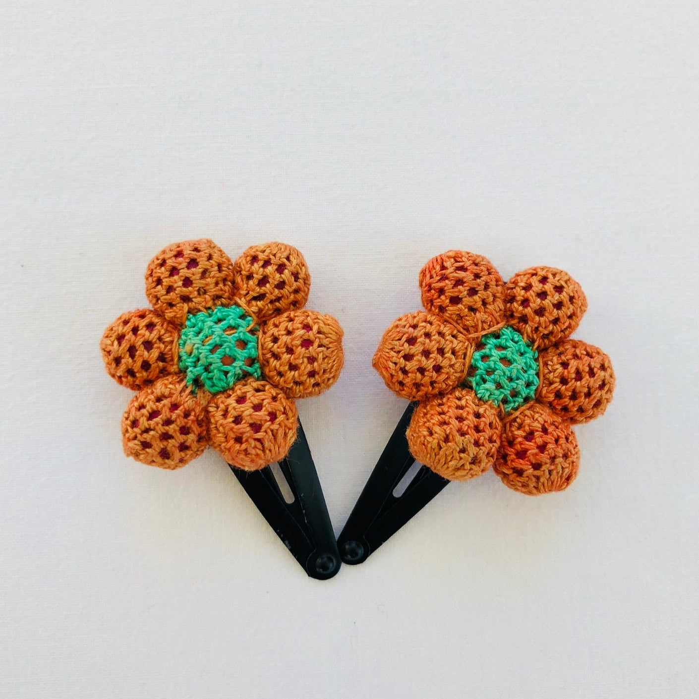 Crochet Hair Pins for Toddler Girls