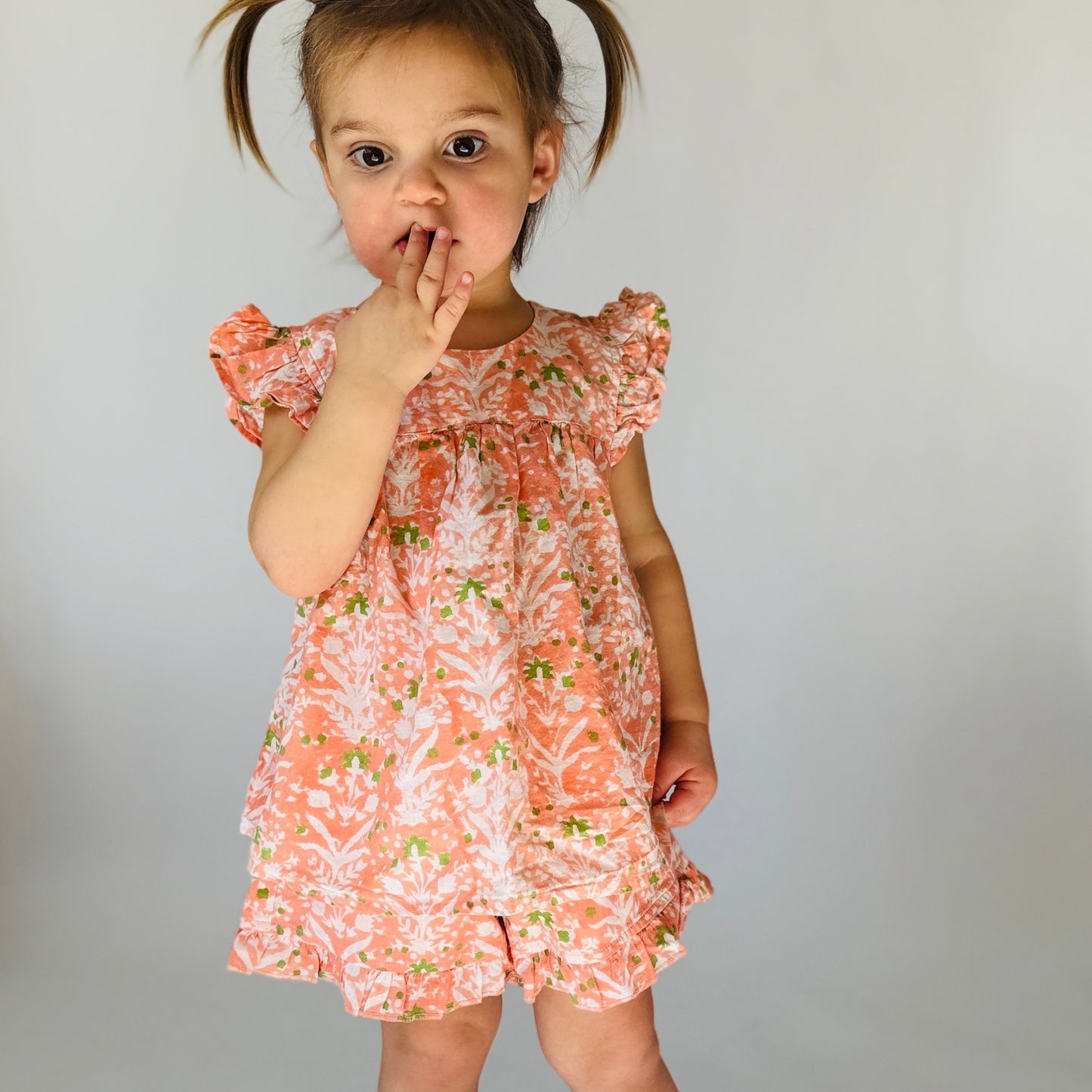 Floral Cotton 2-Piece Girls' Set