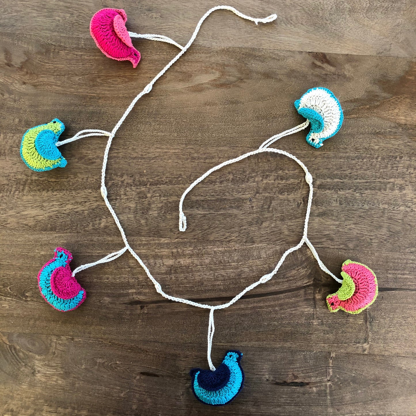Crochet Bird Wall Hanging - Nursery Decor