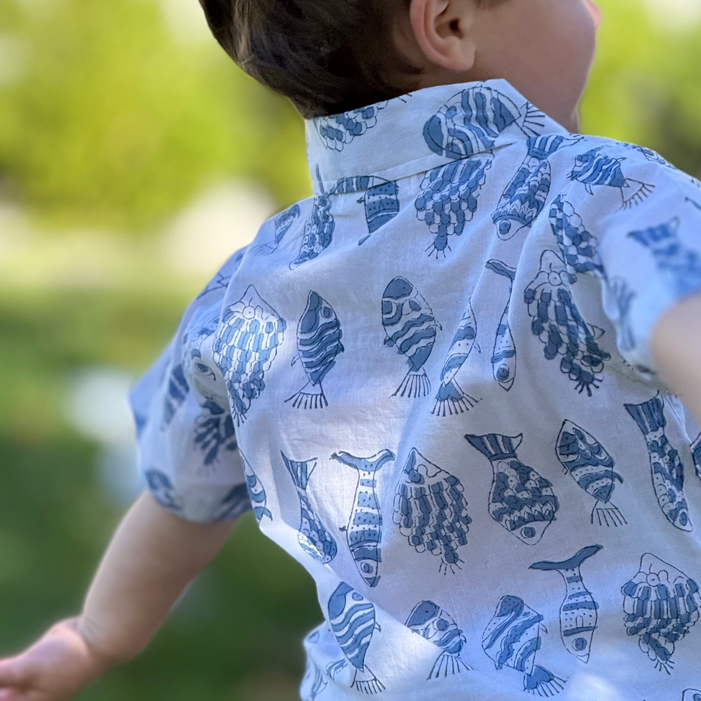 Boys animal print summer shirt