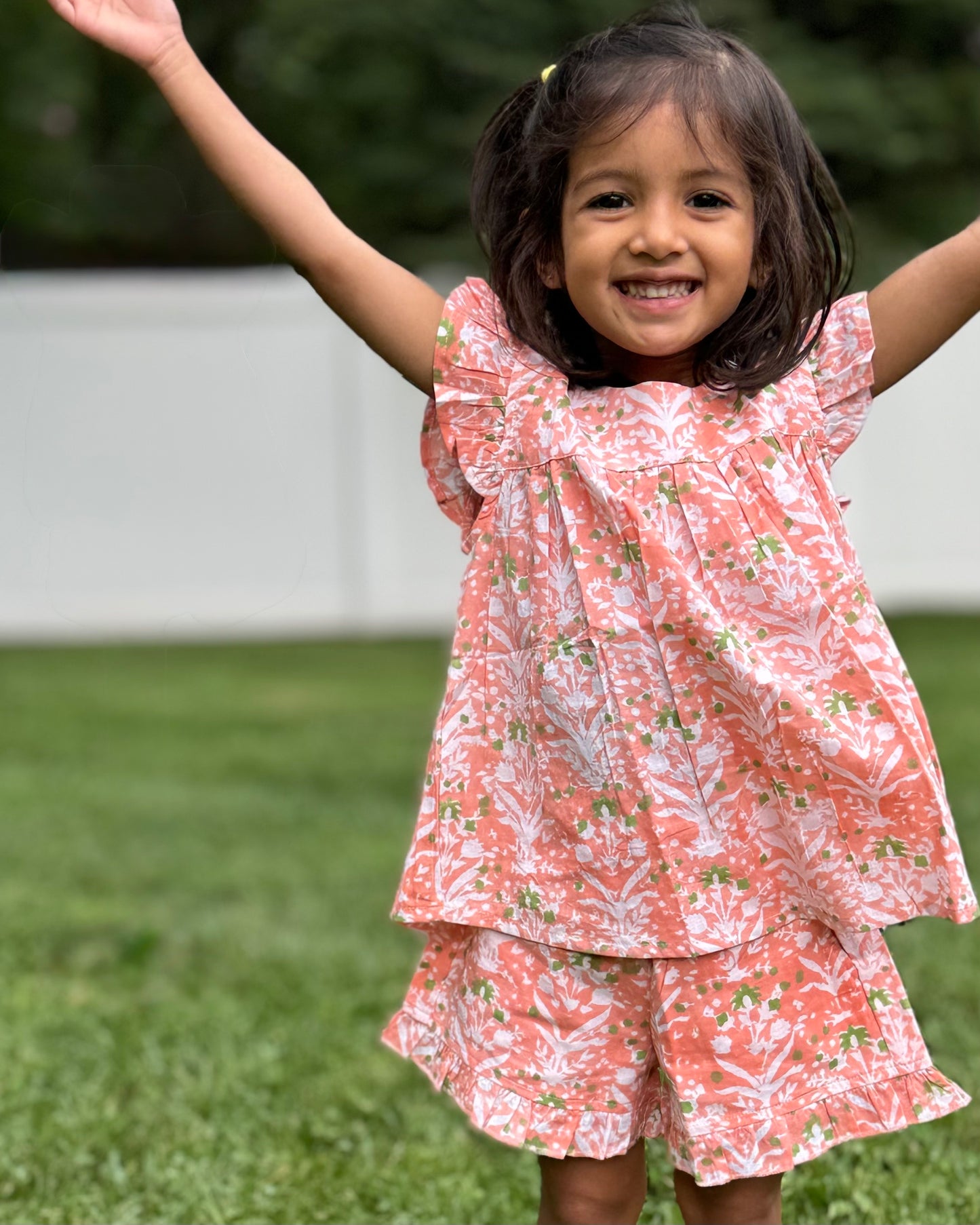 Matching top & bottom set for toddler girls