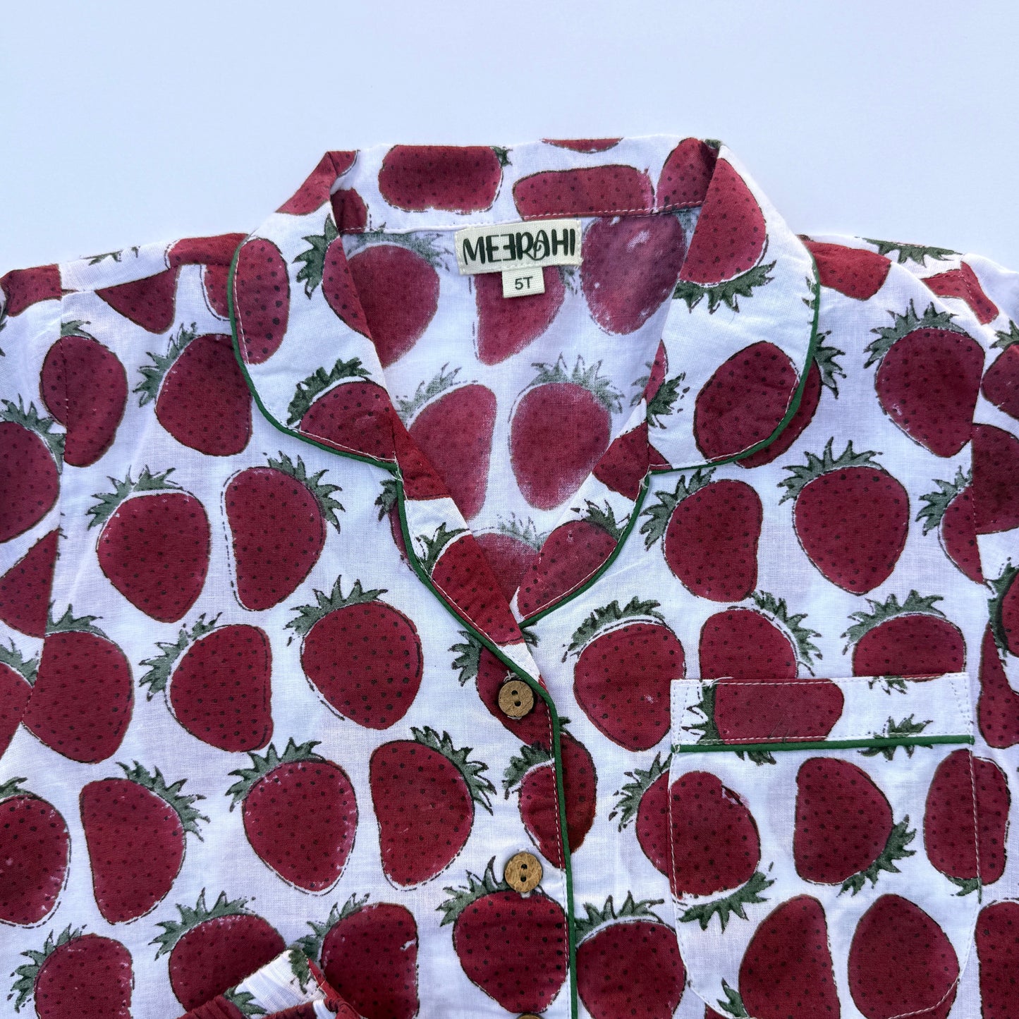 Holiday Unisex Strawberry Kids' Pajama Set