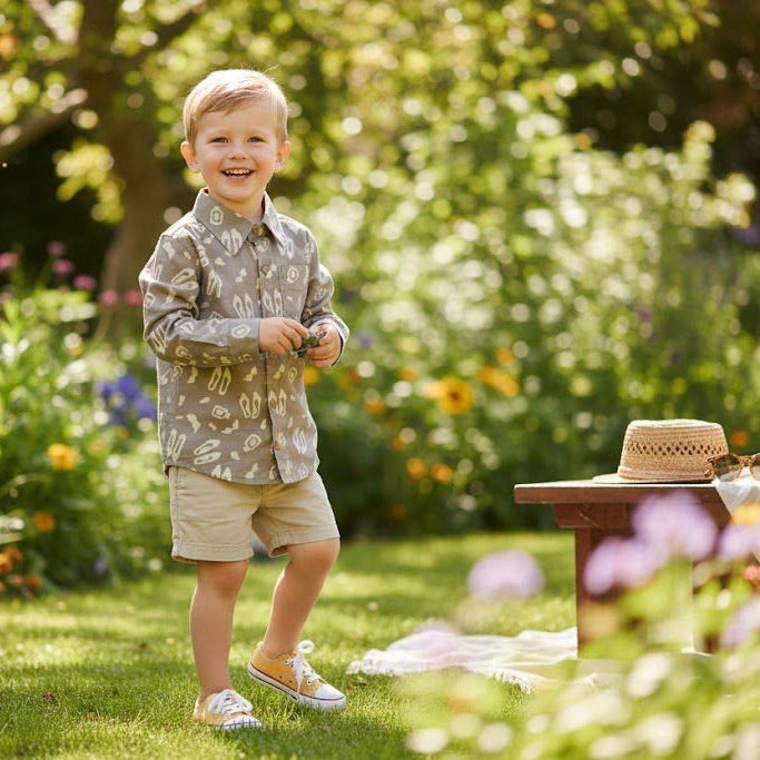 Unique Full-Sleeves Button Down Shirt for Boys