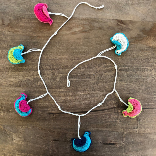 Crochet Bird Wall Hanging - Nursery Decor