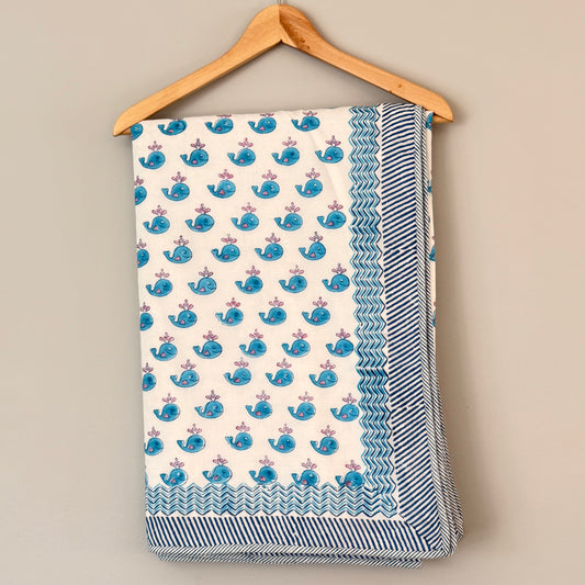 Breathable lightweight cotton blanket